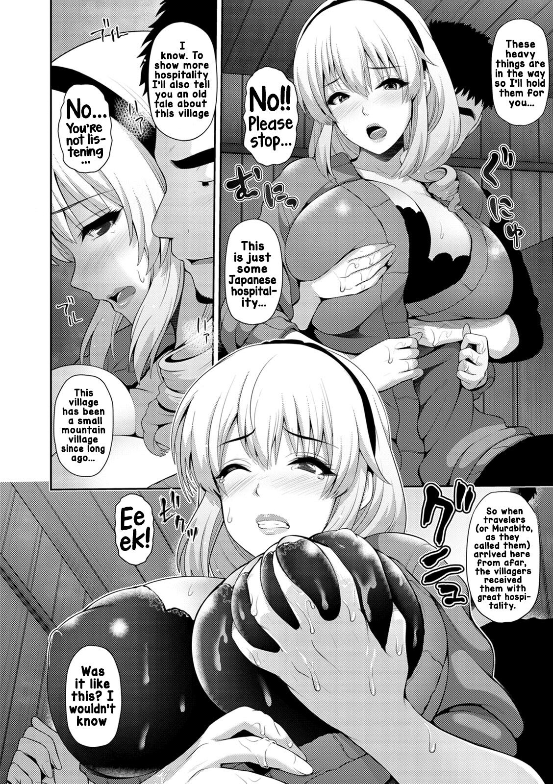 Hentai Manga Comic-Torrential rainfall -drowning in alcohol--Read-4